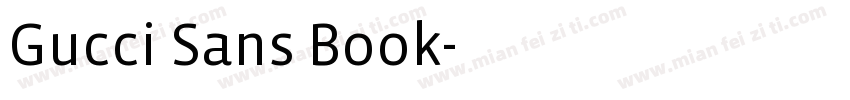 Gucci Sans Book字体转换